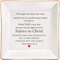 XJF To My Daughter Gift From Mother, Daughter Ceramic Jewelry Trinket Dish, Birthday, Graduation, Christmas, Gift For Daughter From Mother -Songmics Furniture Shop 41SNulFT9xL. AC