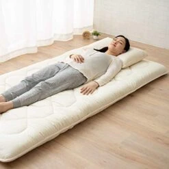 EMOOR Japanese Futon Mattress French-Wool-Blend Extra Thick Twin Shikibuton LEAVEL2 Made In Japan -Songmics Furniture Shop 41SacegkewL