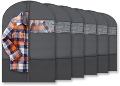 Plixio 36" Kids Garment Bags For Dance Costumes Children Hanging Clothes, Uniform, Suits, Girls Dress Recital Outfit Organizer Dance Garment Bags For Dancers With Zippered Pockets (6 Pack :36", Black) -Songmics Furniture Shop 41TdoBV6NhL. AC