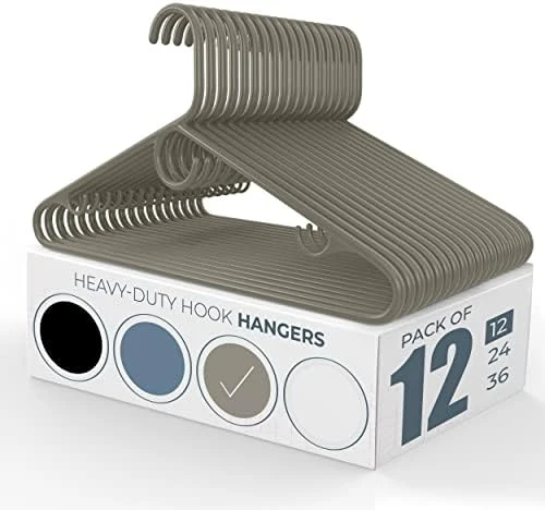 Neaties Heavy Duty Plastic Hangers Bulk Strap Hooks (12 To 72 Pack Available Or Hangers 36 Pack) Strong Clothes Hangers Bulk | Coat Hangers Plastic, Hangers Heavy Duty, Plastic Hanger (White 36 Pack) 12 Neaties Heavy Duty Plastic Hangers Bulk Strap Hooks (12 To 72 Pack Available Or Hangers 36 Pack) Strong Clothes Hangers Bulk | Coat Hangers Plastic, Hangers Heavy Duty, Plastic Hanger (White 36 Pack) - Image 12