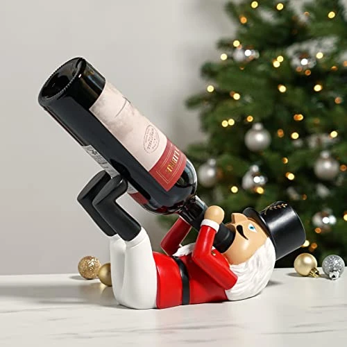 True Nutcracker Wine Bottle Holders, Assorted 4 True Nutcracker Wine Bottle Holders, Assorted - Image 4