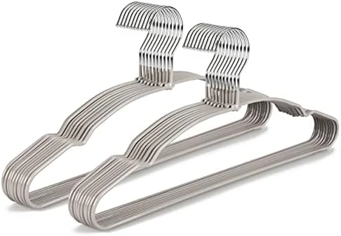 TOPIA HANGER Non Slip Hanger 20 Pack, Metal Clothes Hangers Space Saving, Heavy Duty Rubber Coated Wire Hanger For Coat, Shirt, Dress, Pants-Pink, CT12P 10 TOPIA HANGER Non Slip Hanger 20 Pack, Metal Clothes Hangers Space Saving, Heavy Duty Rubber Coated Wire Hanger For Coat, Shirt, Dress, Pants-Pink, CT12P - Image 10