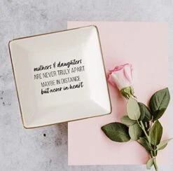 Simply Charmed Mother's Day Gift From Daughter - Gift Between Mom And Daughter - Ceramic Jewelry Ring Dish Or Tray -Songmics Furniture Shop 41U6Te5uMUL