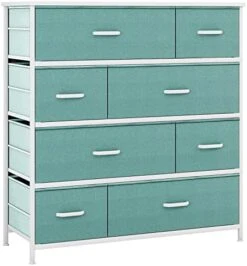 LLappuil Fabric Dresser For Bedroom With 8 Drawers, Wide Dresser Chest Of Drawers, Tall Dresser Storage Drawers Organizer For Clothes, Closet, Living Room, Hallway, Nursery, Grey -Songmics Furniture Shop 41UAW y3v8L. AC