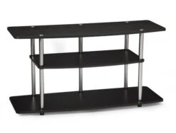 Convenience Concepts Designs2Go No Tools 46 Inch 3 Tier Wide TV Stand, Black