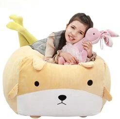 Inner Liner For Stuffed Animal Storage Cover, Bean Bag Replacement Cover For Beanbag Chair Easy Cleaning (No Beans) Large Size/Pink -Songmics Furniture Shop 41UTea73gKL. AC