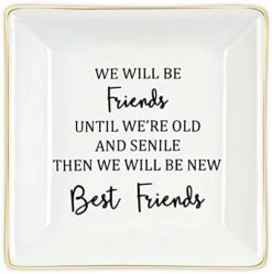 Gifts For Women Girlfriend Wife Couple Ring Holder I Love You More The End I Win Ring Dish Ceramic Jewelry Tray Best Gifts For Lover Couples Girlfriend Fiancee At Valentine's Day Anniversary Birthday Christmas Day -Songmics Furniture Shop 41Ubb9dGFYL. AC