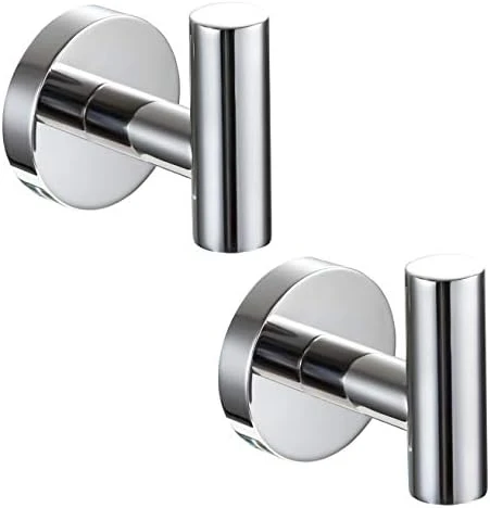 YGIVO 2 Pack Towel Hooks, Brushed Nickel SUS304 Stainless Steel Coat Robe Clothes Hook Modern Wall Hook Holder For Bathroom Kitchen Garage Hotel Wall Mounted (Brushed Nickel) 10 YGIVO 2 Pack Towel Hooks, Brushed Nickel SUS304 Stainless Steel Coat Robe Clothes Hook Modern Wall Hook Holder For Bathroom Kitchen Garage Hotel Wall Mounted (Brushed Nickel) - Image 10