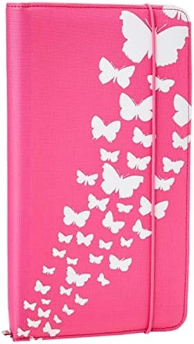 Hama Up To Fashion Nylon Case For Up To 48 CDs/DVDs - Pink 'Butterfly' 4 Hama Up To Fashion Nylon Case For Up To 48 CDs/DVDs - Pink 'Butterfly' - Image 4