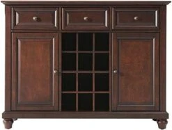 Crosley Furniture Alexandria Wine Buffet/Sideboard - Vintage Mahogany -Songmics Furniture Shop 41VBb2l0RwL. AC