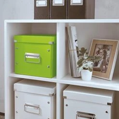 Leitz 61090054 Medium Storage Cube, Click And Store, Wow Range, Green -Songmics Furniture Shop 41VJ3GzgJ1L