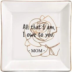 ElegantPark Friends Gifts Friendship Gifts For Women Ring Dish Sister Christmas Birthday Gifts For Friends BFF Square Ceramic Ring Dish Decorative Trinket Jewelry Tray -Songmics Furniture Shop 41VJKMEeMzL. AC