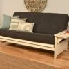 Kodiak Furniture Futon Set, Linen Charcoal