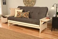 Kodiak Furniture Futon Set, Full, White
