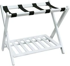 Casual Home Shelf-White Luggage Rack, 26.75" Wide -Songmics Furniture Shop 41Ve2XPi2oL. AC