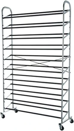 Amazon Basics 50-Pair Shoe Rack Organizer