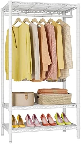 VIPEK V1S Wire Garment Rack 4 Tiers Heavy Duty Clothes Rack For Hanging Clothes Large Clothing Rack Freestanding Closet With Hanging Rod, 35.4'' L X 15.7'' W X 70.9'' H, Max Load 500LBS, Black 8 VIPEK V1S Wire Garment Rack 4 Tiers Heavy Duty Clothes Rack For Hanging Clothes Large Clothing Rack Freestanding Closet With Hanging Rod, 35.4'' L X 15.7'' W X 70.9'' H, Max Load 500LBS, Black - Image 8