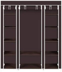 69" Portable Clothes Closet Wardrobe Storage Organizer With Non-Woven Fabric Quick And Easy To Assemble Extra Strong And Durable Black Closet Organizer With Protective Cover MITPATY -Songmics Furniture Shop 41W0BVx2j7L. AC