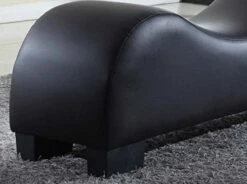 US Pride Furniture Faux Leather Stretch Chaise Relaxation And Yoga Chair, Black -Songmics Furniture Shop 41W8Q4oI4gL