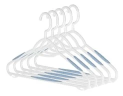 Whitmor Sure-Grip Plastic Hangers (Set Of 5)
