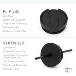 Simple Modern Insulated Tumbler With Lid And Straw | Iced Coffee Cup Reusable Stainless Steel Water Bottle Travel Mug | Gifts For Women Men Her Him | Classic Collection | 24oz | Rose Gold -Songmics Furniture Shop 41WPmN7TRCL