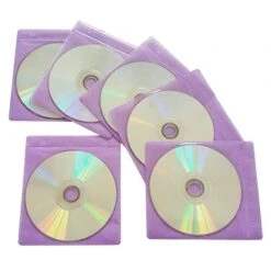 HAPLIVES CD/DVD/BluRay Sleeves,Double-Sided Refill Plastic Sleeve For CD And DVD Storage Binders,100 Pack (Purple) 16 HAPLIVES CD/DVD/BluRay Sleeves,Double-Sided Refill Plastic Sleeve For CD And DVD Storage Binders,100 Pack (Purple) -Songmics Furniture Shop 41WoRDOFtVL