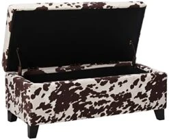 Christopher Knight Home Breanna Storage Ottoman Bench, Milk Cow Print -Songmics Furniture Shop 41WsFw4LmyL
