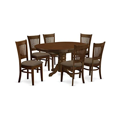 East West Furniture KEVA7-ESP-C Dining Set, 7-Piece 2 East West Furniture KEVA7-ESP-C Dining Set, 7-Piece - Image 2