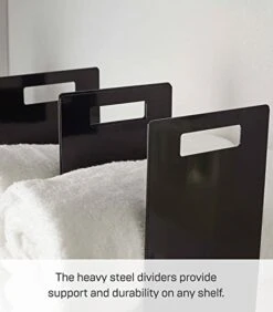 Yamazaki Home Tower Black Interlocking Towel Organizer (Set Of 2) 11 Yamazaki Home Tower Black Interlocking Towel Organizer (Set Of 2) -Songmics Furniture Shop 41X5q7gijqL