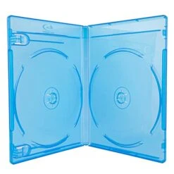 AcePlus® Double 2-Disc Blu-Ray Cases With 12mm Standard Thickness, Screen Printed Logo And Clear Wrap Around Sleeve (10-Pack) -Songmics Furniture Shop 41XHme5kN4L