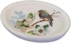 Avanti Linens - Waste Basket, Decorative Trash Can, Nature Design Bathroom Decor (Love Nest Collection) -Songmics Furniture Shop 41XJ4hmOBNL. AC