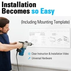 Mounting Dream UL Listed Advanced Tilt TV Wall Mount For Most 42-90” TVs, Premium Wall Mount TV Bracket With Full Tilt Extension Up To 7”, Fits 16", 18", 24" Stud, Max VESA 600x400mm And 120LBS MD2104 -Songmics Furniture Shop 41XVUYjHqBL