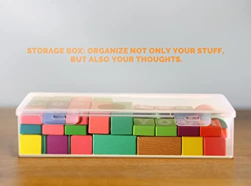 2Pack Small Plastic Clear Storage Box Containers With Lids, Small Bins (11.5x3.6x2.8 In)- Reusable&Stackable Craft Box, Small Items Accessories Storage Organizer For Toy Bricks,Mini Figure,Makeup Tool 4 2Pack Small Plastic Clear Storage Box Containers With Lids, Small Bins (11.5x3.6x2.8 In)- Reusable&Stackable Craft Box, Small Items Accessories Storage Organizer For Toy Bricks,Mini Figure,Makeup Tool - Image 4