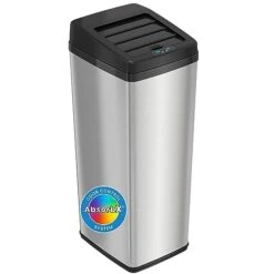 ITouchless 13 Gallon And 2.5 Gallon Automatic Touchless Sensor Kitchen Cans With Odor Control System, Stainless Steel, Includes 10 Premium Bags, CDZT02BG10 21 ITouchless 13 Gallon And 2.5 Gallon Automatic Touchless Sensor Kitchen Cans With Odor Control System, Stainless Steel, Includes 10 Premium Bags, CDZT02BG10 -Songmics Furniture Shop 41XbQO09SpL