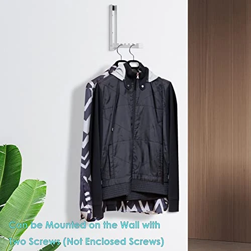 VIAV Over The Door Hooks Hanger,Foldable Over Door Drying Laundry Rack Hooks For Hanging Clothes With 6 Groves Over Door Towel Racks For Clothes,Coat, Behind Back Bathroom, Bag And Robe 2 PCS (White) 5 VIAV Over The Door Hooks Hanger,Foldable Over Door Drying Laundry Rack Hooks For Hanging Clothes With 6 Groves Over Door Towel Racks For Clothes,Coat, Behind Back Bathroom, Bag And Robe 2 PCS (White) - Image 5