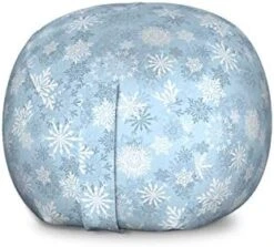 Lunarable Mermaid Scale Storage Toy Bag Chair, Continuous Japanese Circular Pattern Overlap Rounds In Aqua Color Palette, Stuffed Animal Organizer Washable Bag, Small Size, Blue Purple -Songmics Furniture Shop 41Y4KWRDFgL. AC