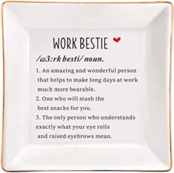 XJF To My Daughter Gift From Mother, Daughter Ceramic Jewelry Trinket Dish, Birthday, Graduation, Christmas, Gift For Daughter From Mother -Songmics Furniture Shop 41Y9hVioryL. AC