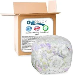 Chill Sack Bean Bag Chair: Giant 5' Memory Foam Furniture Bean Bag - Big Sofa With Soft Micro Fiber Cover - Grey Pebble -Songmics Furniture Shop 41YGVBAnCpL. AC