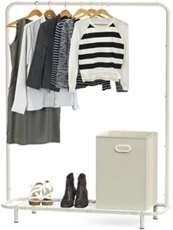 Simple Houseware Clothing Rack With Industrial Pipe And Bottom Shelves, Bronze 15 Simple Houseware Clothing Rack With Industrial Pipe And Bottom Shelves, Bronze -Songmics Furniture Shop 41Ya0xg2LL. AC