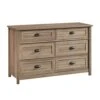 Sauder County Line Dresser, Salt Oak Finish