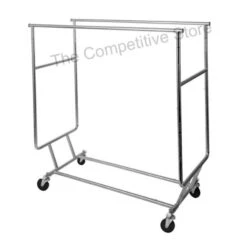Double Bar Heavy-Duty Collapsible Rack By Only Garment Racks
