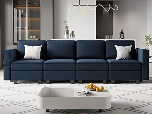 Belffin Modular Loveseat Sofa Couch With Storage Seats Velvet 2 Seater Love Seats For Small Spaces Grey 14 Belffin Modular Loveseat Sofa Couch With Storage Seats Velvet 2 Seater Love Seats For Small Spaces Grey - Image 14