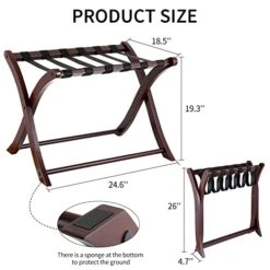 SYBELIJAH Luggage Rack, Folding Luggage Rack For Guest Room, Bedroom Hotel 8 SYBELIJAH Luggage Rack, Folding Luggage Rack For Guest Room, Bedroom Hotel -Songmics Furniture Shop 41ZNWXiD4zL