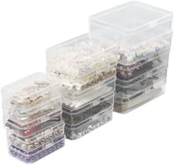 2Pack Small Plastic Clear Storage Box Containers With Lids, Small Bins (11.5x3.6x2.8 In)- Reusable&Stackable Craft Box, Small Items Accessories Storage Organizer For Toy Bricks,Mini Figure,Makeup Tool 24 2Pack Small Plastic Clear Storage Box Containers With Lids, Small Bins (11.5x3.6x2.8 In)- Reusable&Stackable Craft Box, Small Items Accessories Storage Organizer For Toy Bricks,Mini Figure,Makeup Tool -Songmics Furniture Shop 41ZRKInpouL. AC