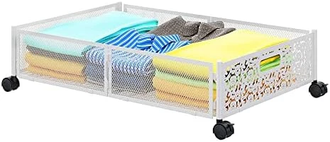 Under Bed Storage, Under Bed Storage Containers With Wheels, Under The Bed Storage Containers, Tool-free Assembly Foldable Under Bed Shoe Storage Organizer Bins Drawer For Bedroom Clothes Blankets Shoes (Black, 2Pack) 10 Under Bed Storage, Under Bed Storage Containers With Wheels, Under The Bed Storage Containers, Tool-free Assembly Foldable Under Bed Shoe Storage Organizer Bins Drawer For Bedroom Clothes Blankets Shoes (Black, 2Pack) - Image 10