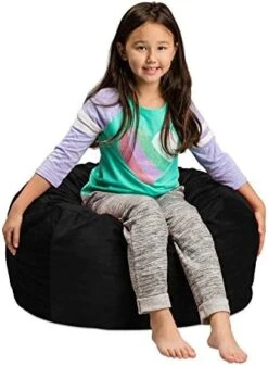 Sofa Sack - Plush, Ultra Soft Kids Bean Bag Chair - Memory Foam Bean Bag Chair With Microsuede Cover - Stuffed Foam Filled Furniture And Accessories For Kids Room - 2' Royal Blue -Songmics Furniture Shop 41Zj 7P4LUL. AC