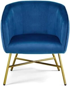 Topeakmart Modern Accent Barrel Chair Living Room Chair Velvet Accent Armchair With Metal Legs For Living Room Bedroom Home Office Grey 13 Topeakmart Modern Accent Barrel Chair Living Room Chair Velvet Accent Armchair With Metal Legs For Living Room Bedroom Home Office Grey -Songmics Furniture Shop 41ZqqRfO0bL. AC