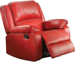 Elountik Modern Zuriel Motion Reclining Loveseat With Tight Back & Seat Cushion,Tight Pillow Top Arm, Recliner Loveseat With Motion Reclining Mechanism For Living Room (Black PU, Reclining Loveseat) -Songmics Furniture Shop 41a6XOJn SL. AC