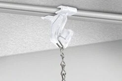 GlossyEnd Pack Of 100 - Crystal Clear Hinged Polycarbonate Ceiling Hooks For Drop-Ceiling T-Bars, Holds Up To 15 Lbs. 1" W X 1 ½"H 5 GlossyEnd Pack Of 100 - Crystal Clear Hinged Polycarbonate Ceiling Hooks For Drop-Ceiling T-Bars, Holds Up To 15 Lbs. 1" W X 1 ½"H -Songmics Furniture Shop 41aGz2V7dbL