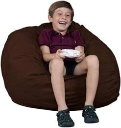 FUGU Bean Bag Chair, Premium Foam Filled 4 XL, Protective Liner Plus Removable Machine Wash Grey Cover -Songmics Furniture Shop 41aMJuHxKPL. AC